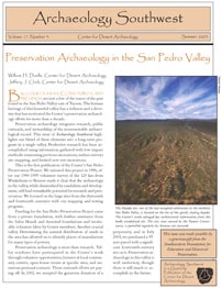<a href="https://www.archaeologysouthwest.org/pdf/arch-sw-v17-no3.pdf"><strong>Preservation Archaeology in the San Pedro Valley</strong> (17-3)</a>
