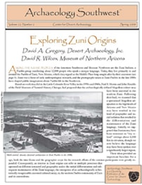 <a href="https://www.archaeologysouthwest.org/pdf/arch-sw-v22-no2.pdf"><strong>Exploring Zuni Origins</strong></a> (22-2)