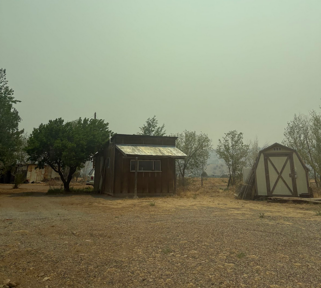 Outbuildings on the property.