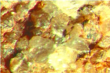 Unaltered rock grains