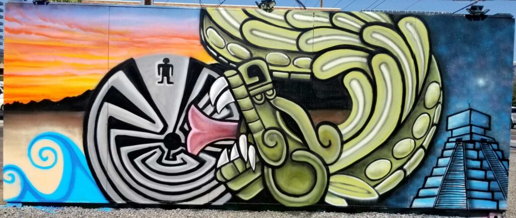 One of Cortez’s murals in the Phoenix area.
