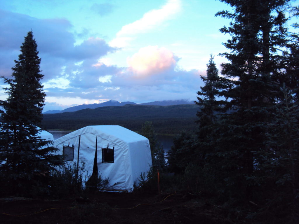 Remote man camp in Alaska, 2013.