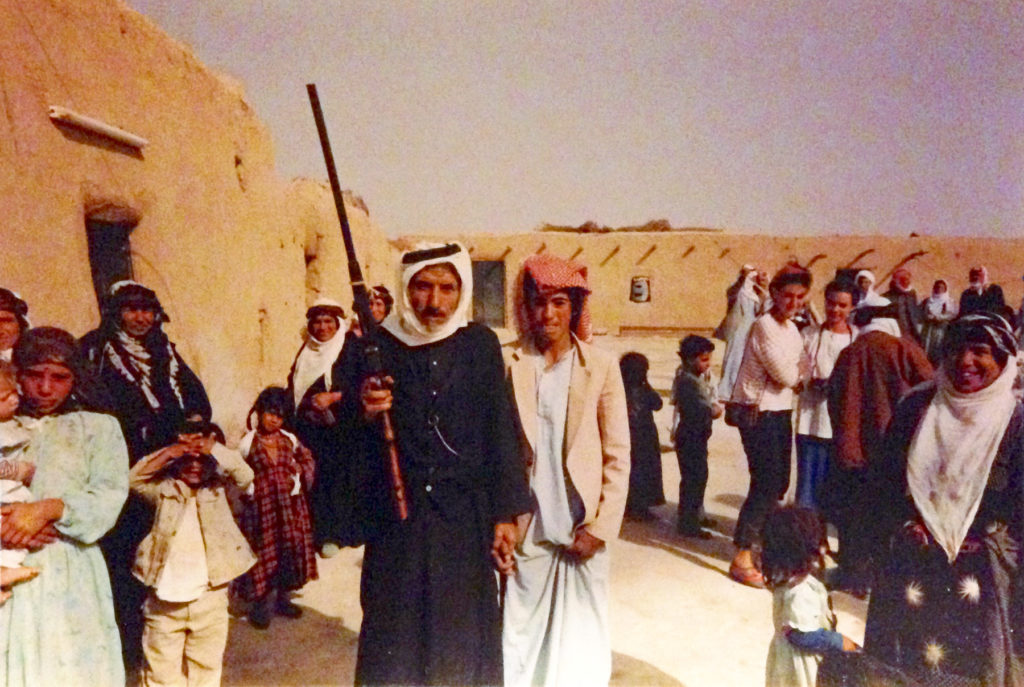 The local Mukhtar and his son. The son was one of my workmen on the excavation, and his father befriended me.