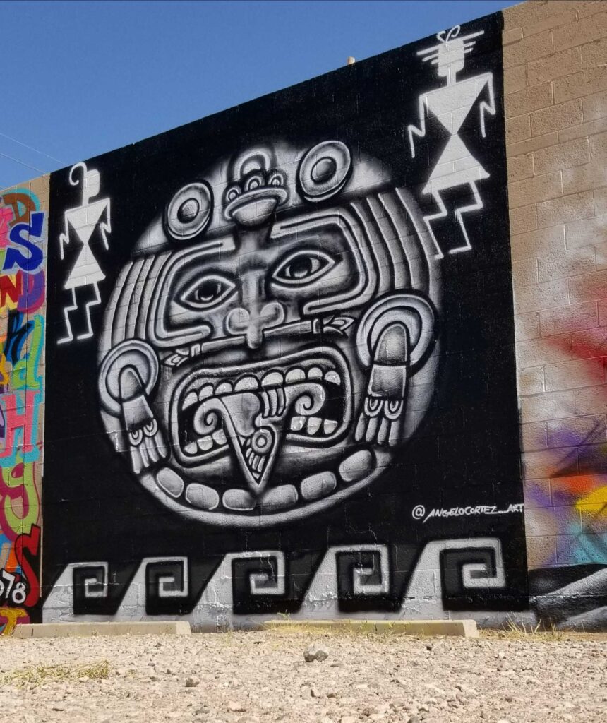 Another of Cortez’s murals in the Phoenix area.