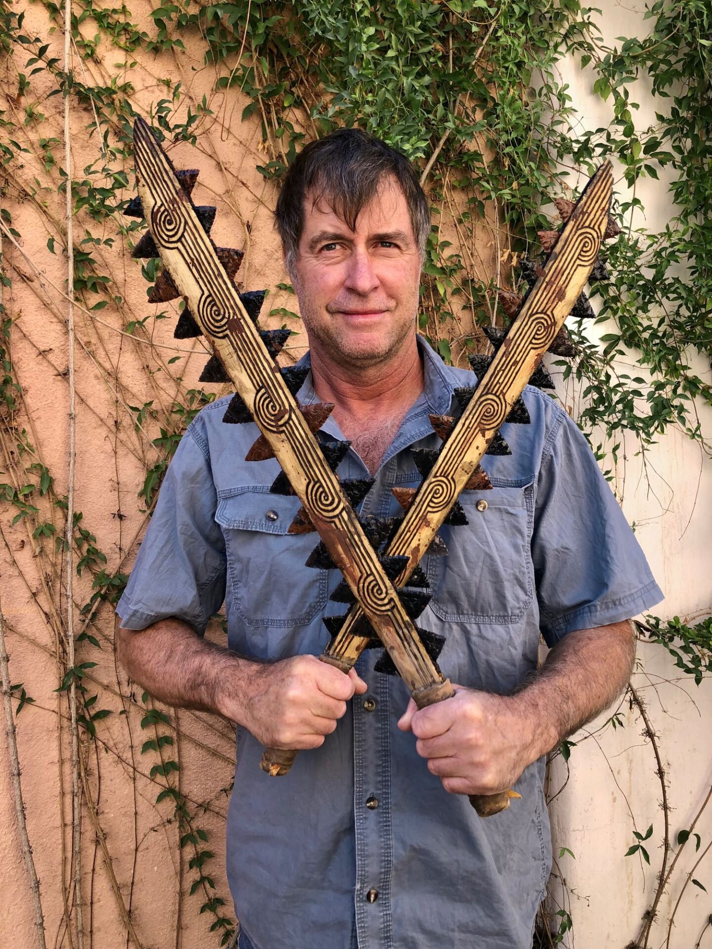 Me with the swords to show scale.