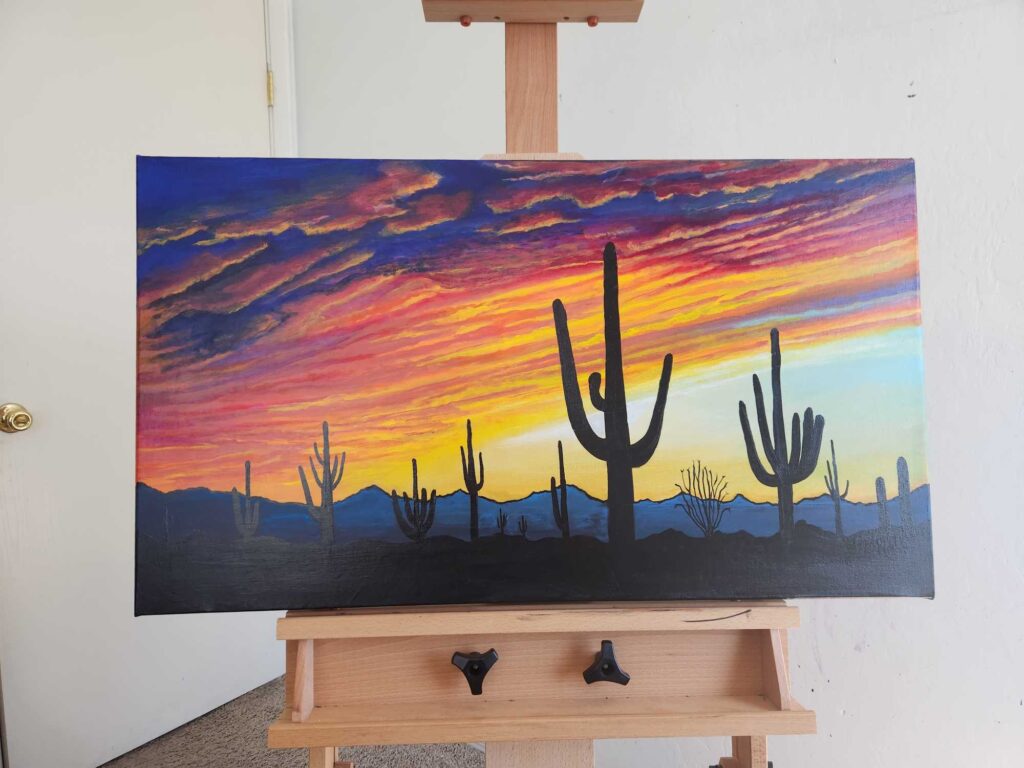 Saguaro Sunset, (c) Angelo Cortez
