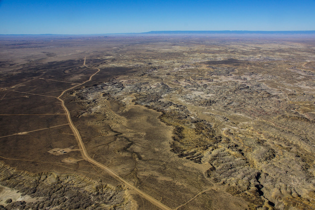 Well Pads near Chaco Canyon